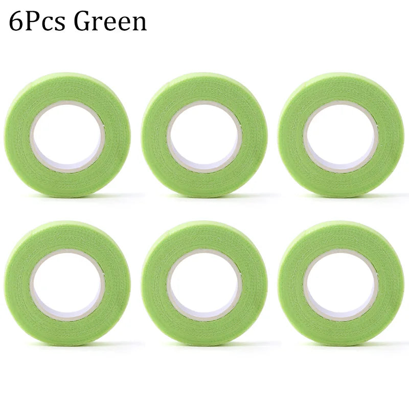 2/8PCS Micropore Lash Tape Eyelash Extension Supplies Transparent 4.5/9m Breathable Easy To Tear Medical Tapes Lash Makeup Tool