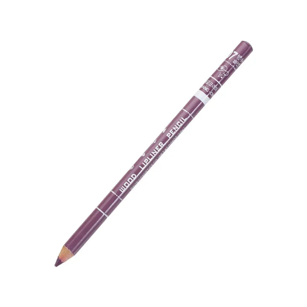 1PC Matte Natural Wood Lip liner Pen Waterproof Long Lasting Lipstick Pencil Contour Matte Lady Charming Women's Makeup Tool