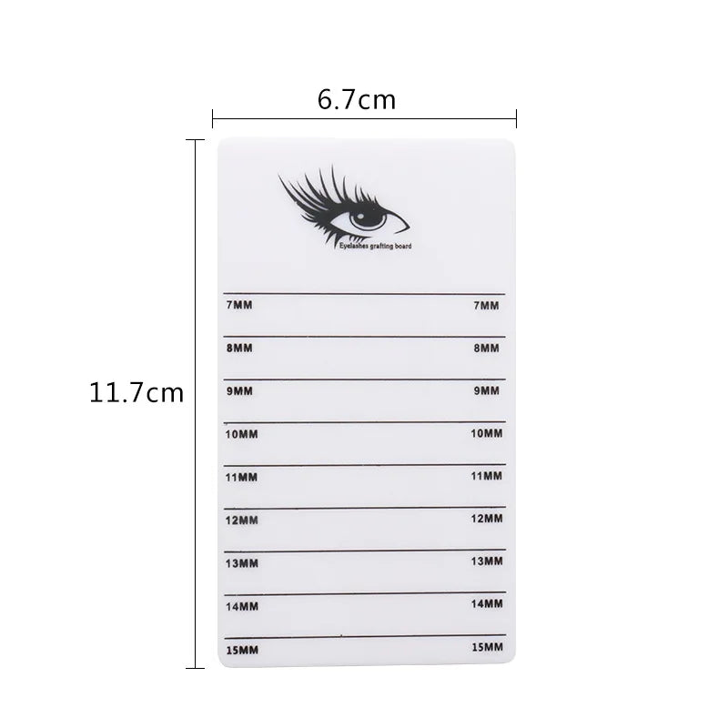 1 pc False Eyelashes  Acrylic Pallet Glue lash Pallet Holder Grafting Eyelashes Extension women Makeup Tool