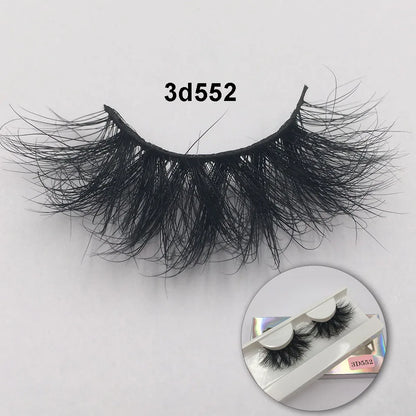 RED SIREN Fluffy Mink Lashes Short Messy Wispy Natural Eyelashes 10mm-18mm Hamdmade Real 3D Mink Eyelashes Makeup False Lashes