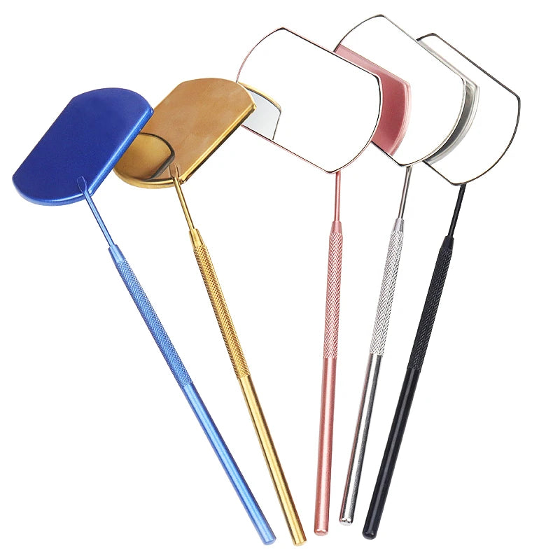 Eyelash Mirror Grafting Lash Magnifying Beauty Long Handle For Checking False Lashes Extension Makeup Tools Mirror Supplier