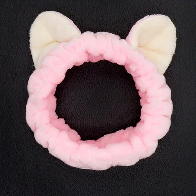 Multiple Styles Cute Elastic Cat Ears Headbands for Women Girls Makeup Face Washing Headband Hairdo Headwrap Hair Accessory