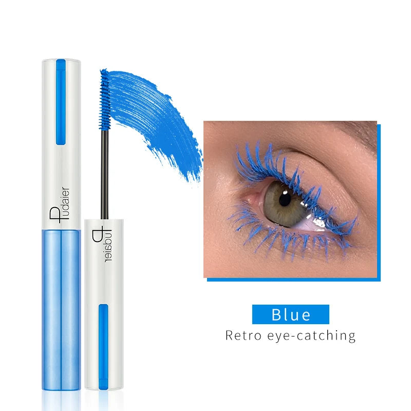 Fashion White Mascara Makeup 4D Silky Natural Long Lash Mascara Waterproof Mascara Extension Thick Lasting Curling Mascara Rimel