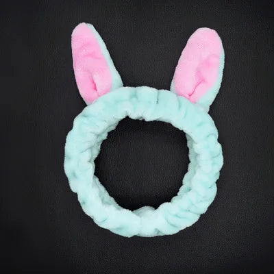 Multiple Styles Cute Elastic Cat Ears Headbands for Women Girls Makeup Face Washing Headband Hairdo Headwrap Hair Accessory
