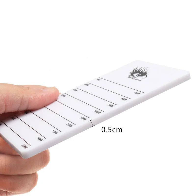 1 pc False Eyelashes  Acrylic Pallet Glue lash Pallet Holder Grafting Eyelashes Extension women Makeup Tool