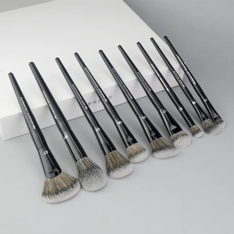 1pc Makeup Beveled Foundation Powder contour Eye Shadow Brush Tool Ultra Soft Make Up Tapered Blender Highlight Eye Brow Shadow