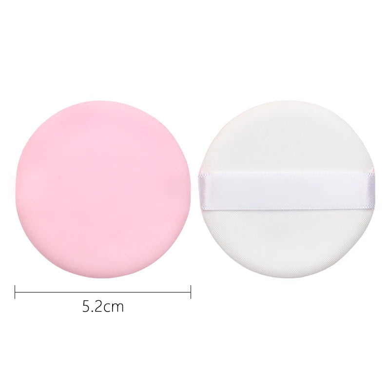 5 pcs Professional Round Shape Facial Face Body Powder Foundation Puff Portable Soft Cosmetic Puff Makeup Foundation Sponge Lot