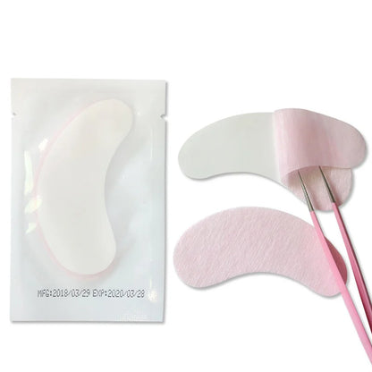 50 Pairs Eyelash Extension Hydrogel  Pad Gel Patch Grafting False Lashes Eyepads Under Eye Stickers Tips Women Makeup Tools