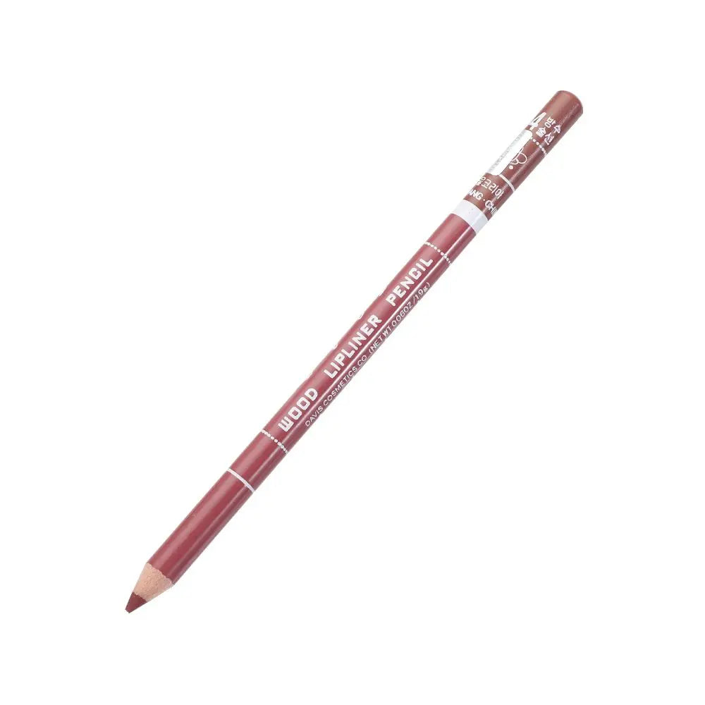 1PC Matte Natural Wood Lip liner Pen Waterproof Long Lasting Lipstick Pencil Contour Matte Lady Charming Women's Makeup Tool