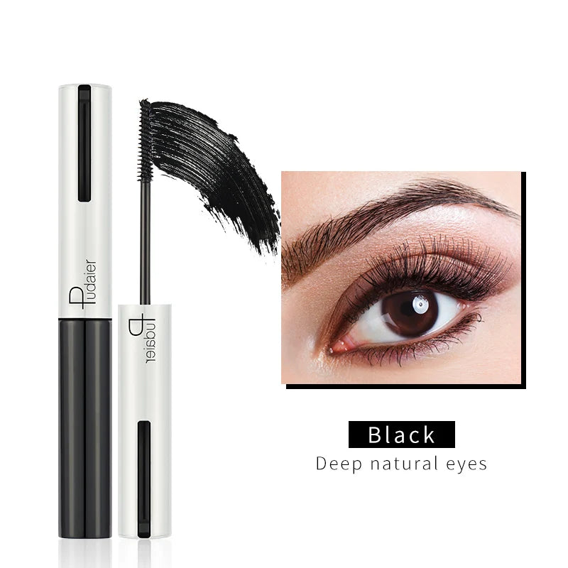 Fashion White Mascara Makeup 4D Silky Natural Long Lash Mascara Waterproof Mascara Extension Thick Lasting Curling Mascara Rimel