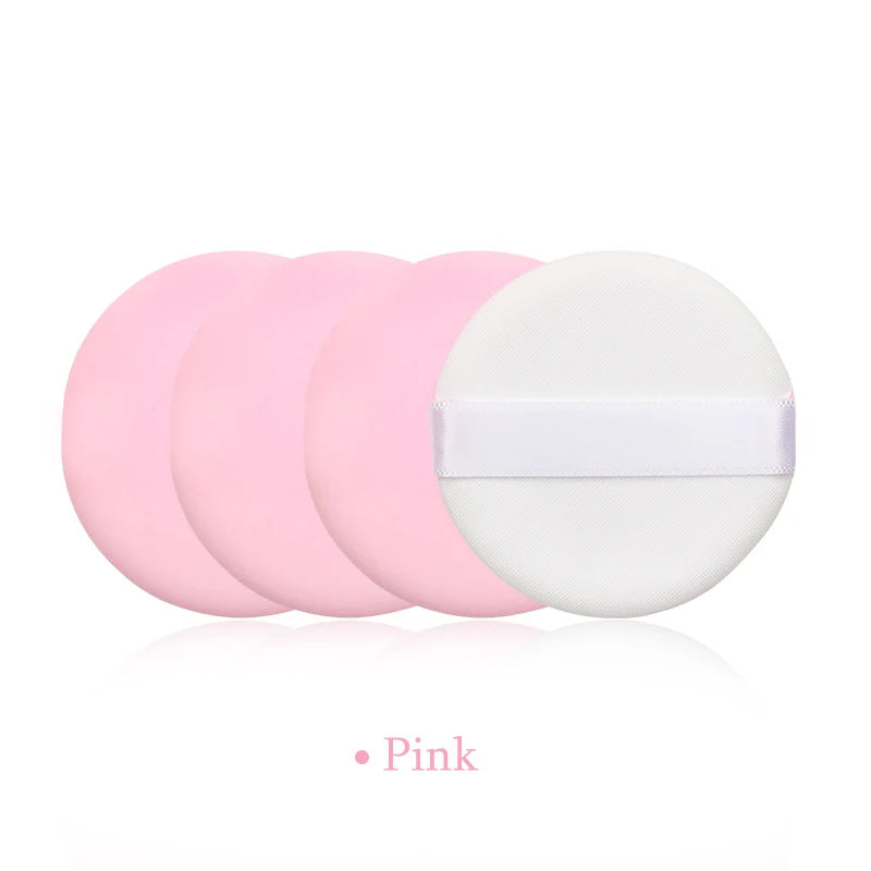 5 pcs Professional Round Shape Facial Face Body Powder Foundation Puff Portable Soft Cosmetic Puff Makeup Foundation Sponge Lot
