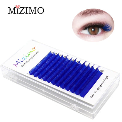 New White Color 8-15 Length Mixed With Natural Softness Extended Professional Grafting False Eyelashes Makeup C/D