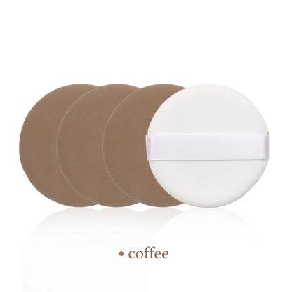 5 pcs Professional Round Shape Facial Face Body Powder Foundation Puff Portable Soft Cosmetic Puff Makeup Foundation Sponge Lot