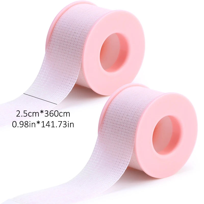 2/4PCS Micropore Eyelash Tape Lashes Lifting Tapes Under Eyes Breathable Easy To Tear Medical Tapes Eyelash Extension Supplies