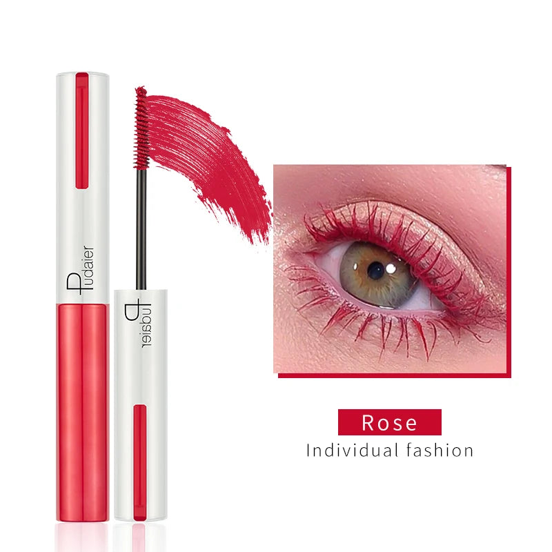 Fashion White Mascara Makeup 4D Silky Natural Long Lash Mascara Waterproof Mascara Extension Thick Lasting Curling Mascara Rimel