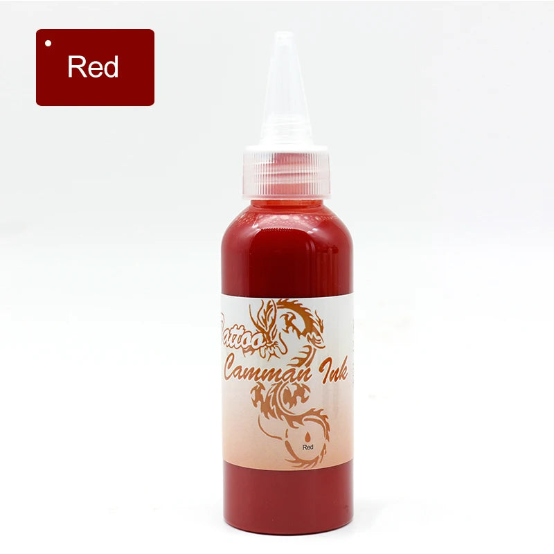 100ml Temporary Tattoos Ink Semi Permanent Airbrush Fake Common Ink For Body Art Gloss Tint Paint Beauty Pigment Makeup Supplies