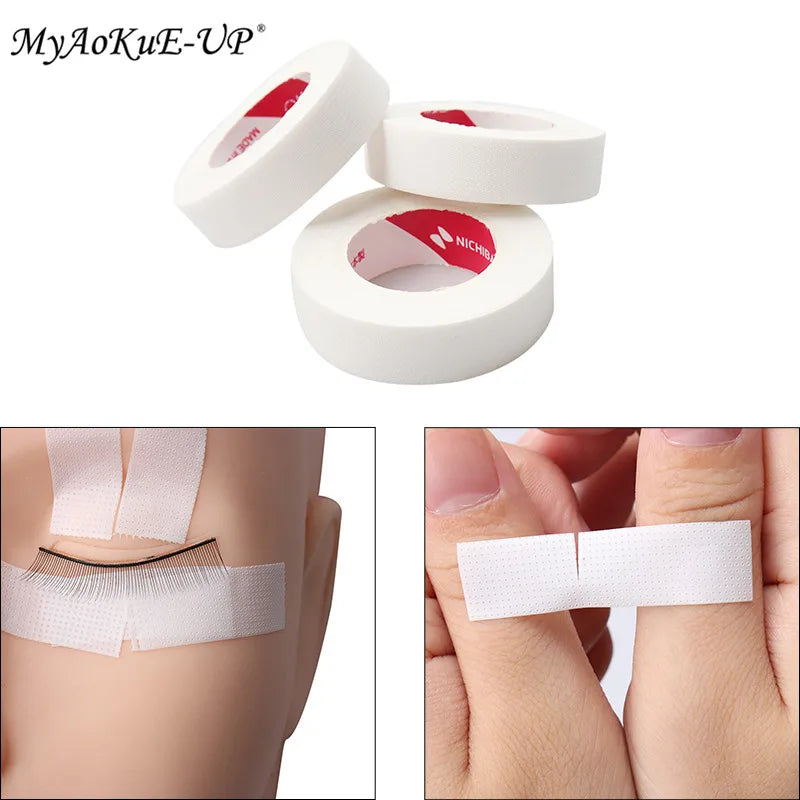 Eyelash Extension Lint Eye Pads White Tape Under Eye Pads Paper Non-woven tape False Eyelash Patch Makeup Tool