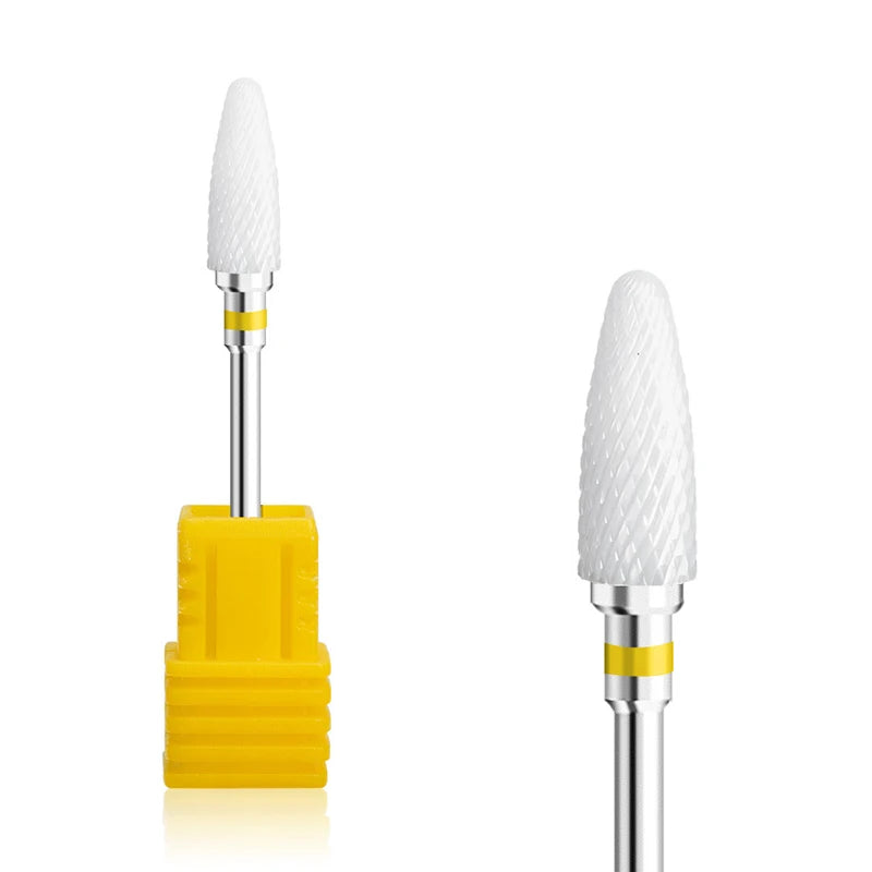 1pcs Ceramic Milling Cutter Nail Drill Bits Electric Manicure Drills Pedicure Mill Bits Machine Files Nail Art accessories Tool
