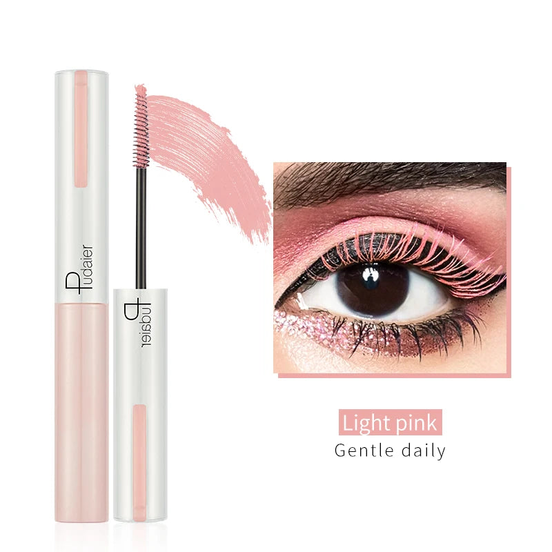 Fashion White Mascara Makeup 4D Silky Natural Long Lash Mascara Waterproof Mascara Extension Thick Lasting Curling Mascara Rimel