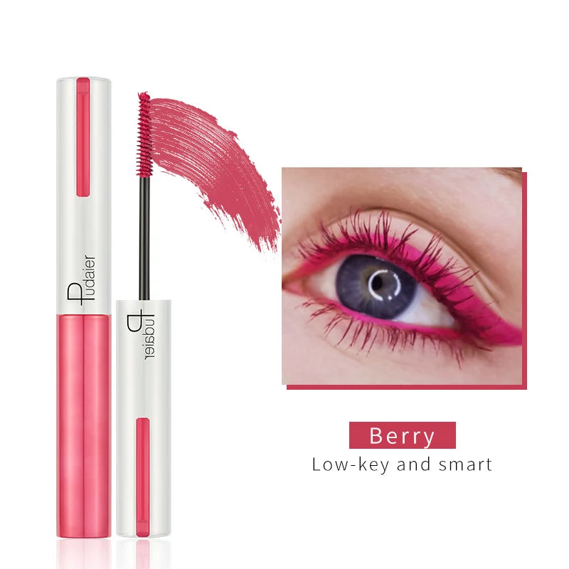 Fashion White Mascara Makeup 4D Silky Natural Long Lash Mascara Waterproof Mascara Extension Thick Lasting Curling Mascara Rimel