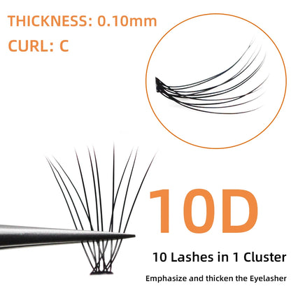60pcs Individual Cluster EyeLashes Professional Makeup Grafting Fake False Eyelashes for eyelash extensions false eyelashes tabs