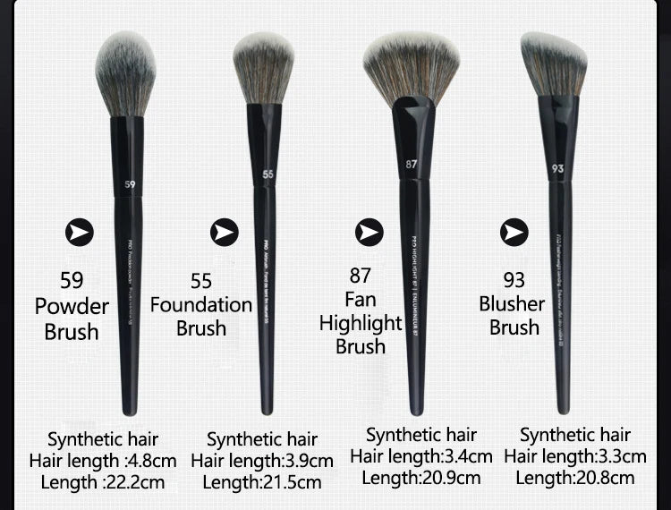 1pc Makeup Beveled Foundation Powder contour Eye Shadow Brush Tool Ultra Soft Make Up Tapered Blender Highlight Eye Brow Shadow
