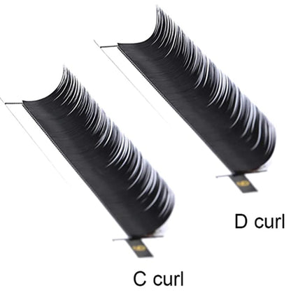 Gemerry Individual eyelashes Extension Faux Mink Natural False Eyelashes Volume Black Single Lay Lashes Makeup Suppliers