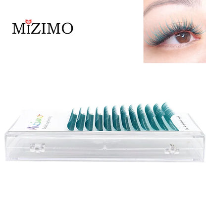 New White Color 8-15 Length Mixed With Natural Softness Extended Professional Grafting False Eyelashes Makeup C/D