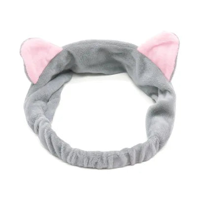 Multiple Styles Cute Elastic Cat Ears Headbands for Women Girls Makeup Face Washing Headband Hairdo Headwrap Hair Accessory