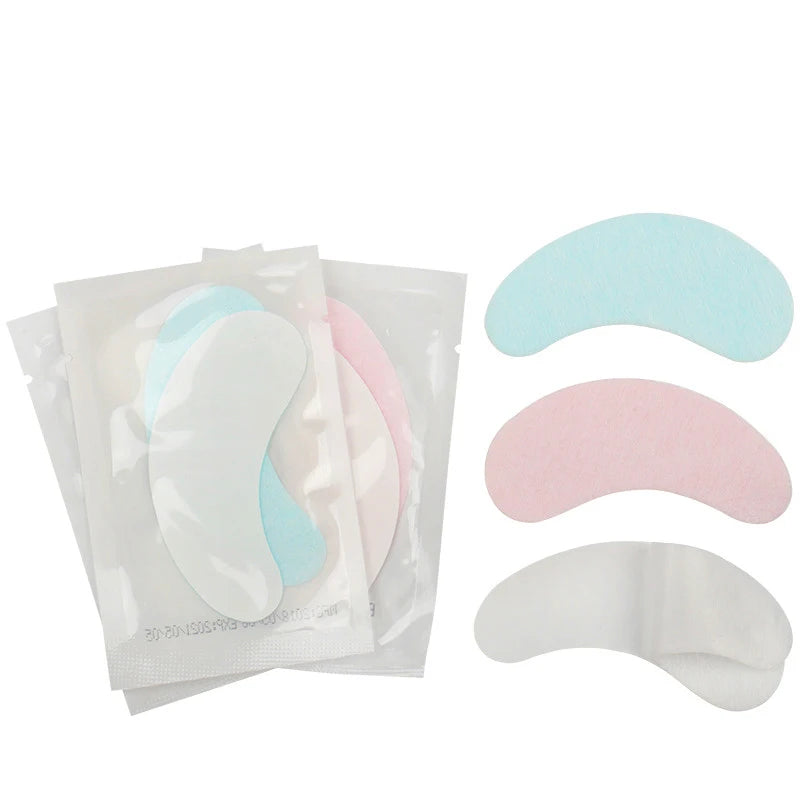 50 Pairs Eyelash Extension Hydrogel  Pad Gel Patch Grafting False Lashes Eyepads Under Eye Stickers Tips Women Makeup Tools