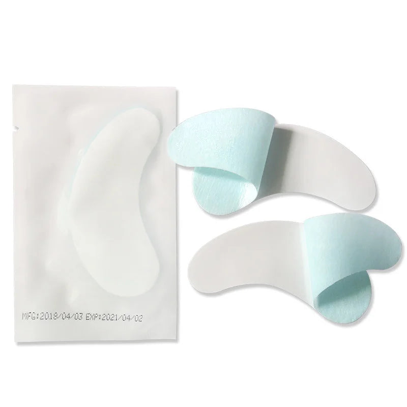 50 Pairs Eyelash Extension Hydrogel  Pad Gel Patch Grafting False Lashes Eyepads Under Eye Stickers Tips Women Makeup Tools