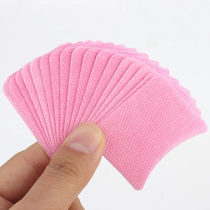 40/200Pcs Disposable Cotton Eyelashes Patch Sticker For Removing Eyelashes Under Eye Paper Patches Cleaning Tool Makeup Supplies