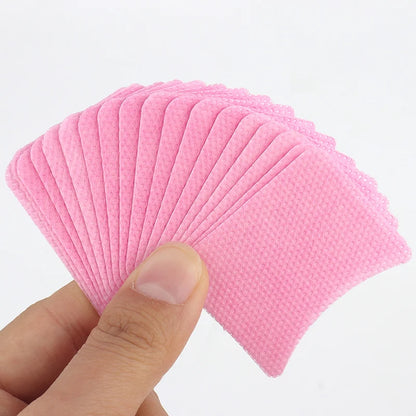 40/200Pcs Disposable Cotton Eyelashes Patch Sticker For Removing Eyelashes Under Eye Paper Patches Cleaning Tool Makeup Supplies