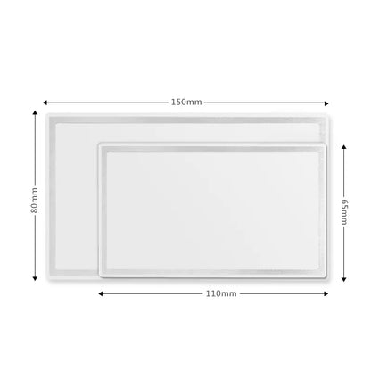 Car Makeup Mirror Car Stainless Steel Portable Auto Sun-Shading Visor HD Mirrors Car Interior Mirror Universal Car-styling