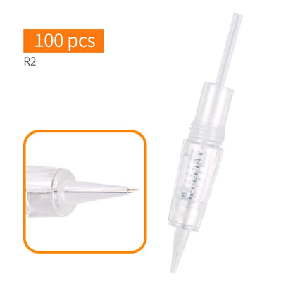 Tattoo Needles Disposable Sterilized Tattoo Needle For Eyebrow Eyeliner Makeup for Tattoo Machines Blunt R1 R2 R3 R5 R7 F3 F5 F7