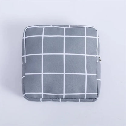 Women Sanitary Napkin Tampon Storage Bag Cute Sanitary Pad Pouches Portable Makeup Lipstick Key Earphone Data Cables Organizer