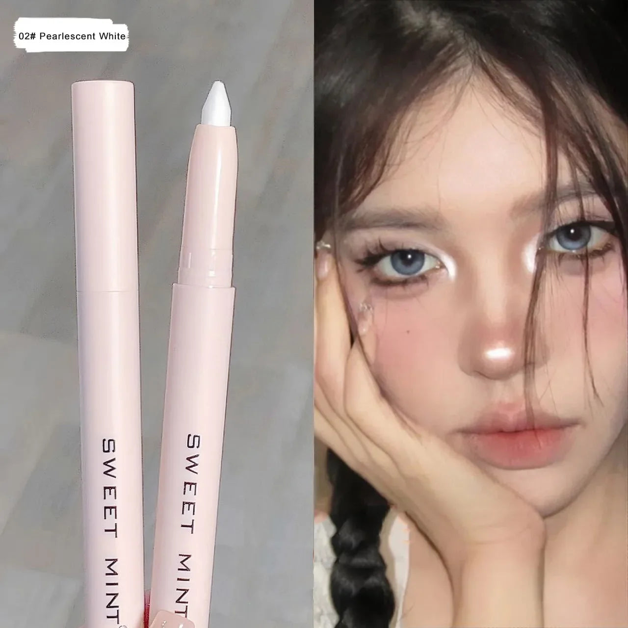 Eye Shadow Lying Silkworm Highlighter Pen Korean Eyes Makeup Matte White Pearl High-gloss Brightening Glitter Eyeshadow Stick