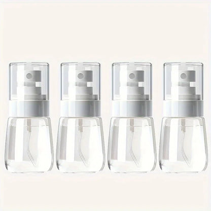 2/4PCS Refillable Spray Bottles 30/60/80ml Alcohol Atomizer Mini Fine Mist Liquid Containers Skin Care Makeup Travel Accessorie