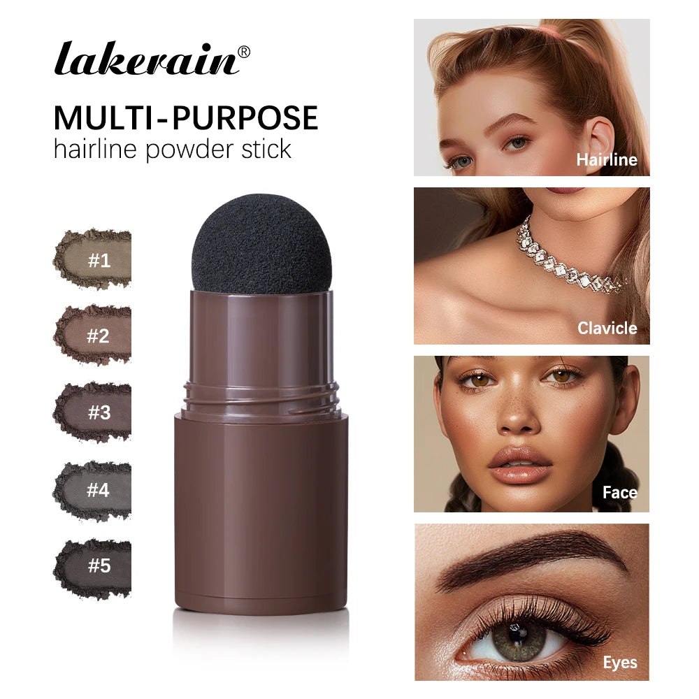 Hairline Powder Long Lasting Shadow Filling Forehead Hair Gaps Waterproof Sweat-proof Fine Powder Natural Color Hairline Makeup