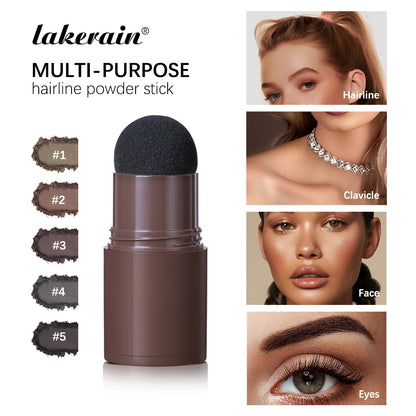 Hairline Powder Long Lasting Shadow Filling Forehead Hair Gaps Waterproof Sweat-proof Fine Powder Natural Color Hairline Makeup