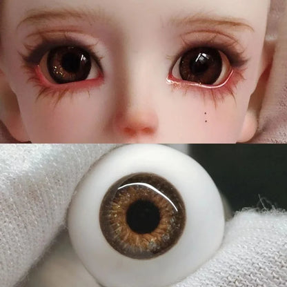 1 Pair Resin Eyes 10/12/ 14/ 16/ 18mm 1/3 1/4 1/6 Bjd Change Makeup Accessories Girls Dress Up Toys