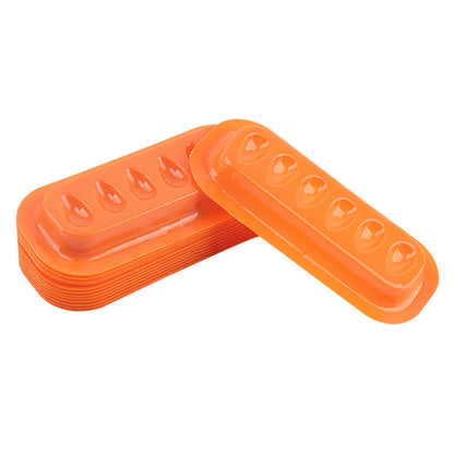 100pcs Disposable Eyelash Extension Glue Holder Pallet Gasket Lash Adhesive Container Tray Eyes Pad Long Strip Makeup Tool
