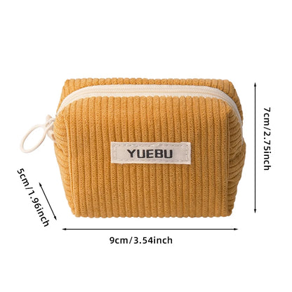 Fashionable Portable Coin Purse, Zipper Style Makeup Tool Storage Bag, Women'S Carry On Bag For Storing Change, Beauty Tool Bags