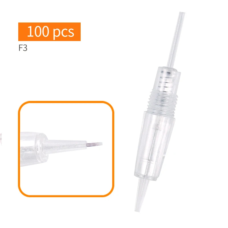 Tattoo Needles Disposable Sterilized Tattoo Needle For Eyebrow Eyeliner Makeup for Tattoo Machines Blunt R1 R2 R3 R5 R7 F3 F5 F7