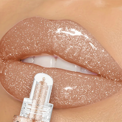 Waterproof Lip gloss, Shine, Long-Lasting, Moistening, Non-Sticky Paste, Easy Application& carry, Glamour lip makeup