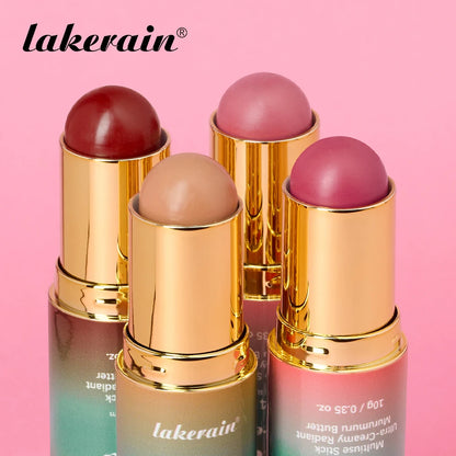 2 IN 1 Multiuse Stick Double Headed Bronzer Blush For Cheeks Eyes Lips Long Lasting Matte Glow Makeup Contouring Stick Makeup