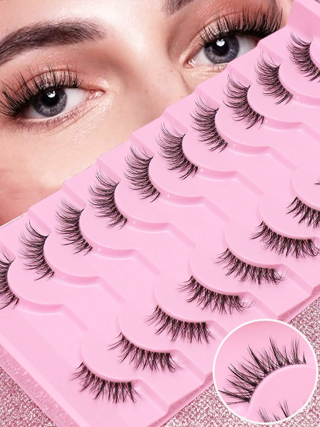 5/10Pairs 3D Mink Lashes Natural Eyelashes Dramatic False Eyelashes Faux Cils Makeup Wholesale Fake Eyelash Extension maquiagem