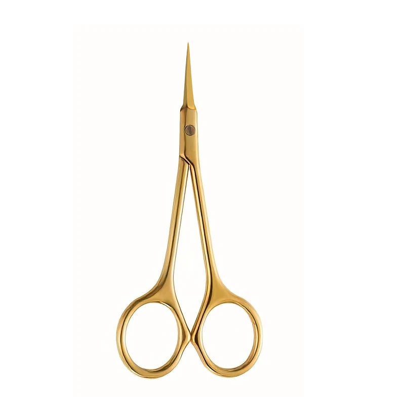 Stainless steel Russian-style dead Light Beige scissors Super Sharp Elbow Sharp Blade Edge Nail Trimming Tool Beauty Tool