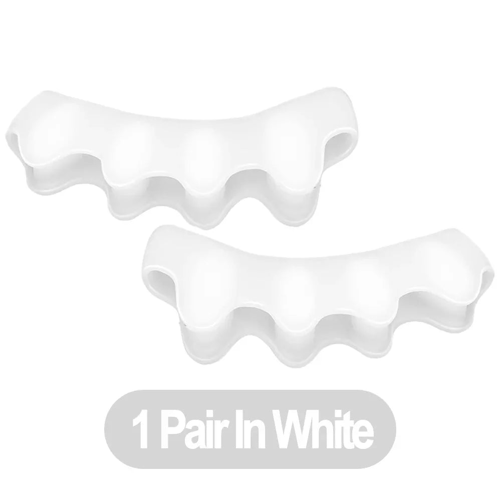 Toe Separators Doctor Recommended Correct Foot and Bunion Pain,Plantar Fasciitis Toe Straightener to Improve Functional Mobility