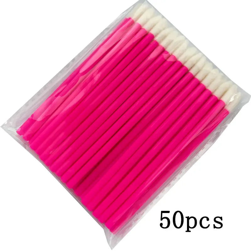 New 5/50/100 Pcs Disposable Lip Brush Eyelash Makeup Brushes Lash Extension Mascara Applicator Lipstick Wands Set Cosmetic Tools
